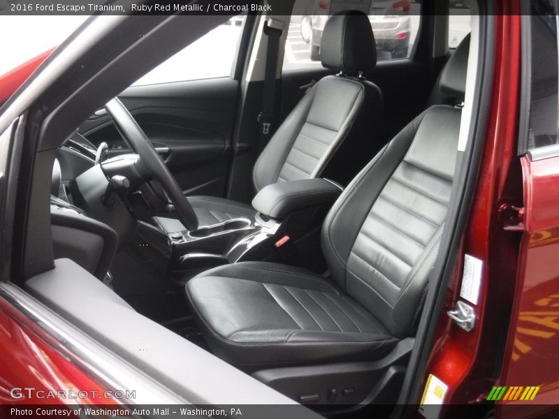 Ruby Red Metallic / Charcoal Black 2016 Ford Escape Titanium