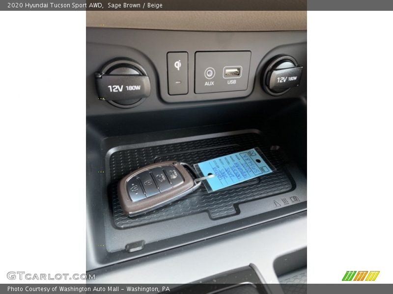 Sage Brown / Beige 2020 Hyundai Tucson Sport AWD