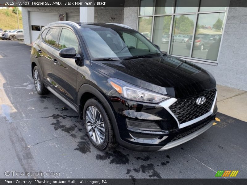 Black Noir Pearl / Black 2019 Hyundai Tucson SEL AWD