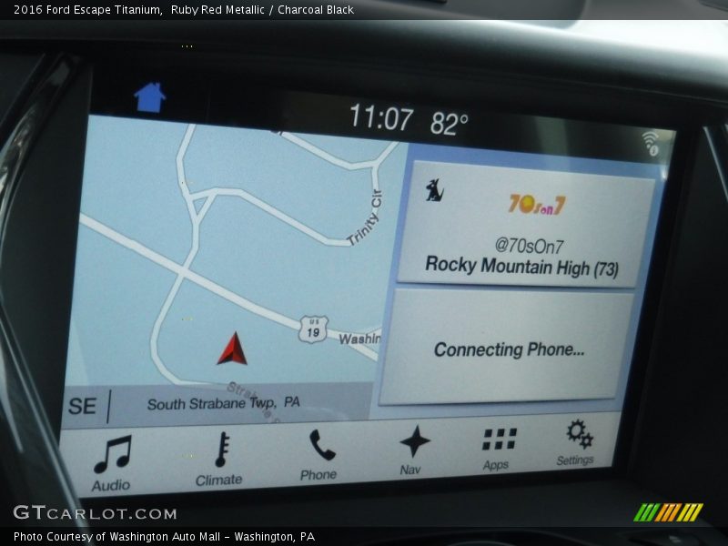 Ruby Red Metallic / Charcoal Black 2016 Ford Escape Titanium