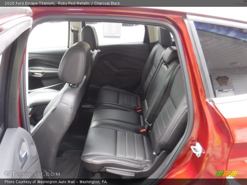 Ruby Red Metallic / Charcoal Black 2016 Ford Escape Titanium