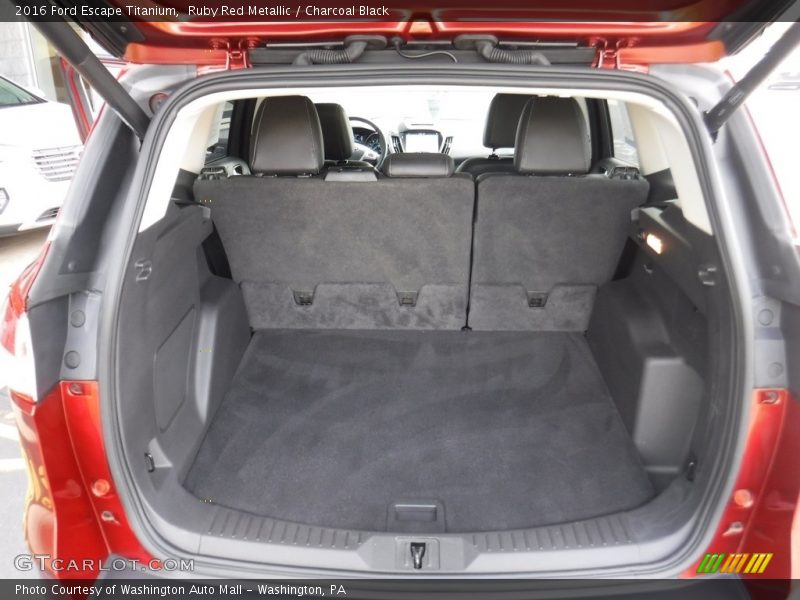 Ruby Red Metallic / Charcoal Black 2016 Ford Escape Titanium