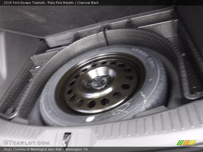 Ruby Red Metallic / Charcoal Black 2016 Ford Escape Titanium