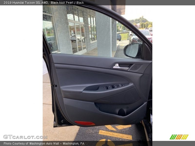 Black Noir Pearl / Black 2019 Hyundai Tucson SEL AWD