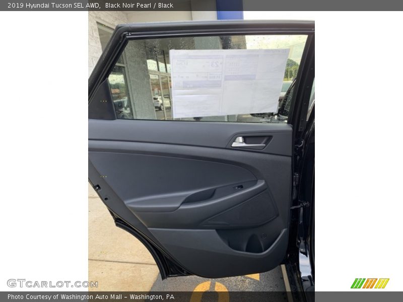 Black Noir Pearl / Black 2019 Hyundai Tucson SEL AWD