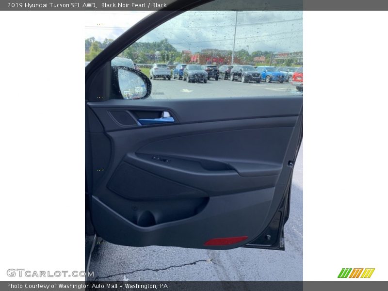 Black Noir Pearl / Black 2019 Hyundai Tucson SEL AWD