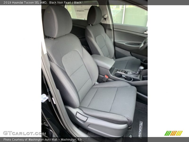 Black Noir Pearl / Black 2019 Hyundai Tucson SEL AWD
