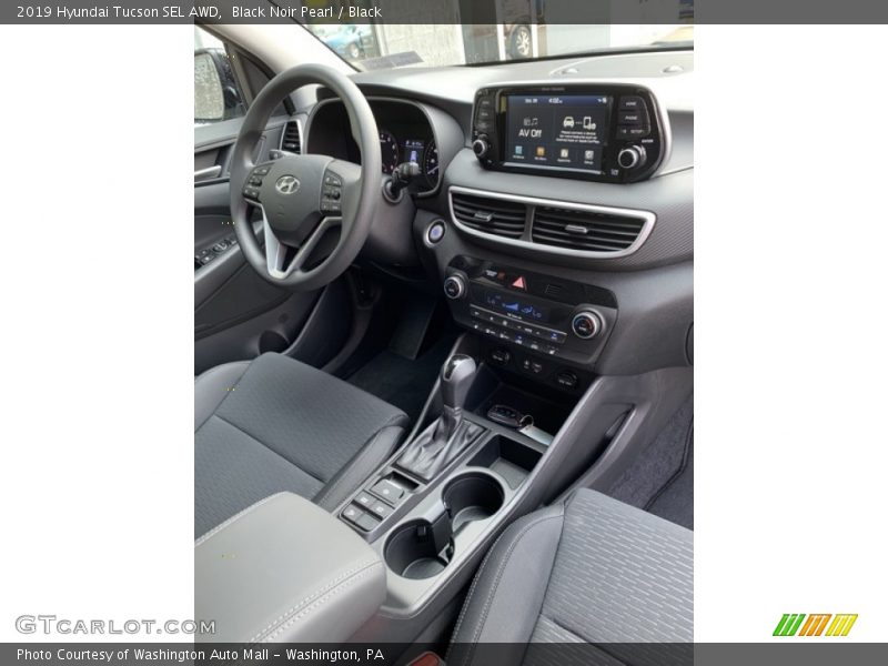 Black Noir Pearl / Black 2019 Hyundai Tucson SEL AWD