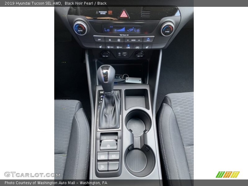 Black Noir Pearl / Black 2019 Hyundai Tucson SEL AWD