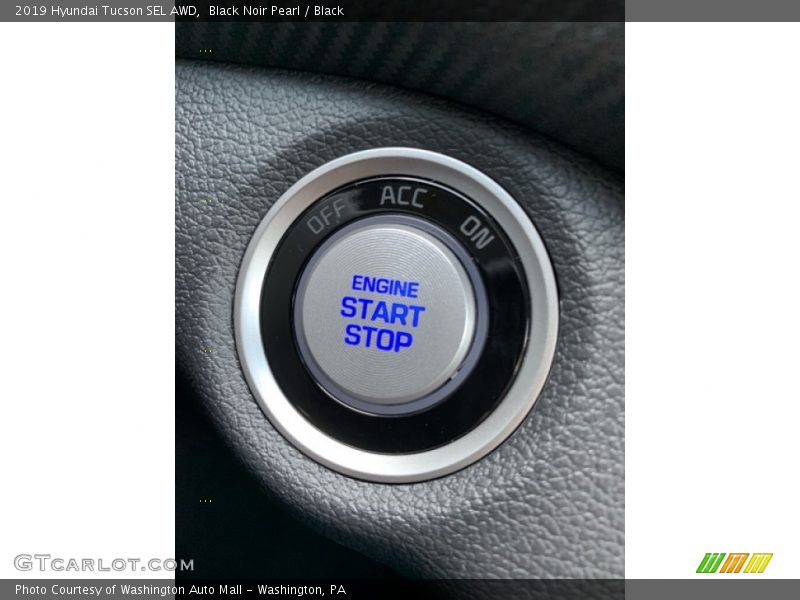Black Noir Pearl / Black 2019 Hyundai Tucson SEL AWD
