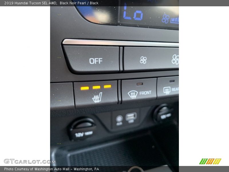 Black Noir Pearl / Black 2019 Hyundai Tucson SEL AWD