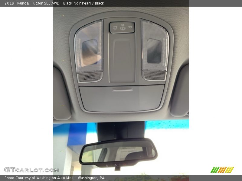 Black Noir Pearl / Black 2019 Hyundai Tucson SEL AWD