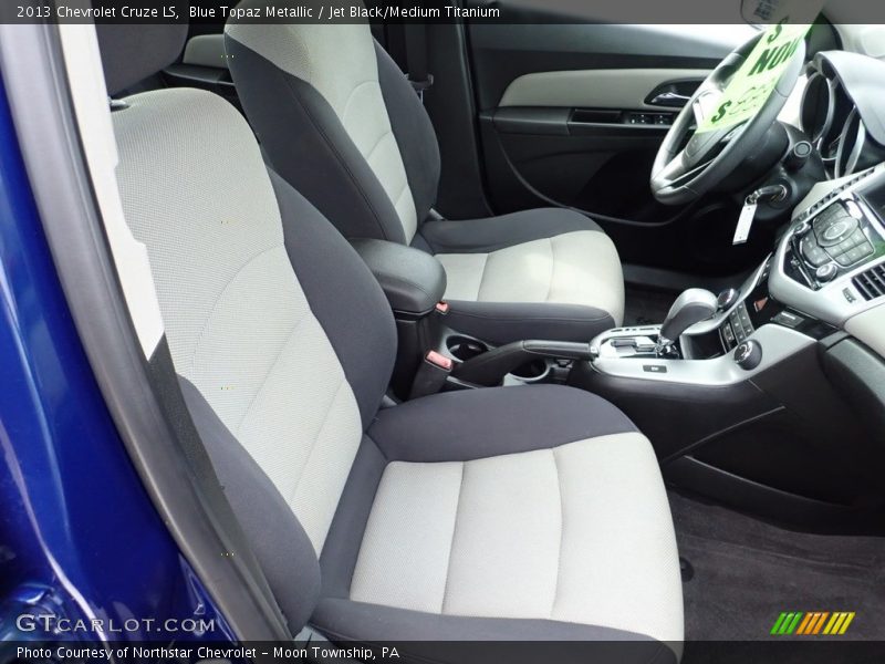 Blue Topaz Metallic / Jet Black/Medium Titanium 2013 Chevrolet Cruze LS