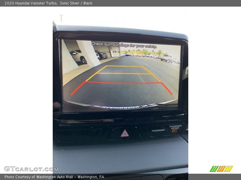 Sonic Silver / Black 2020 Hyundai Veloster Turbo