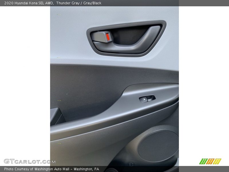Thunder Gray / Gray/Black 2020 Hyundai Kona SEL AWD