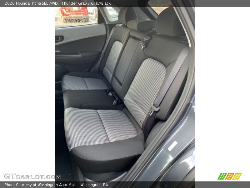 Thunder Gray / Gray/Black 2020 Hyundai Kona SEL AWD