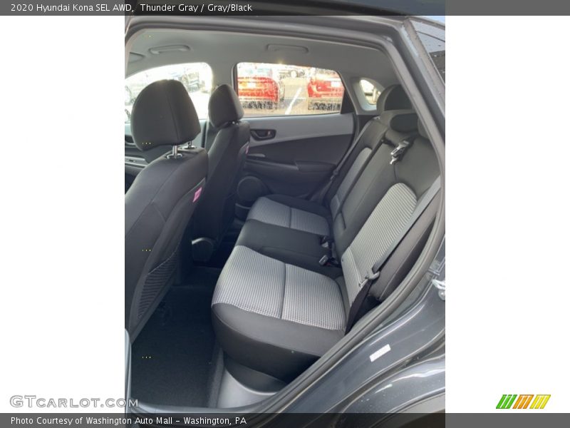 Thunder Gray / Gray/Black 2020 Hyundai Kona SEL AWD