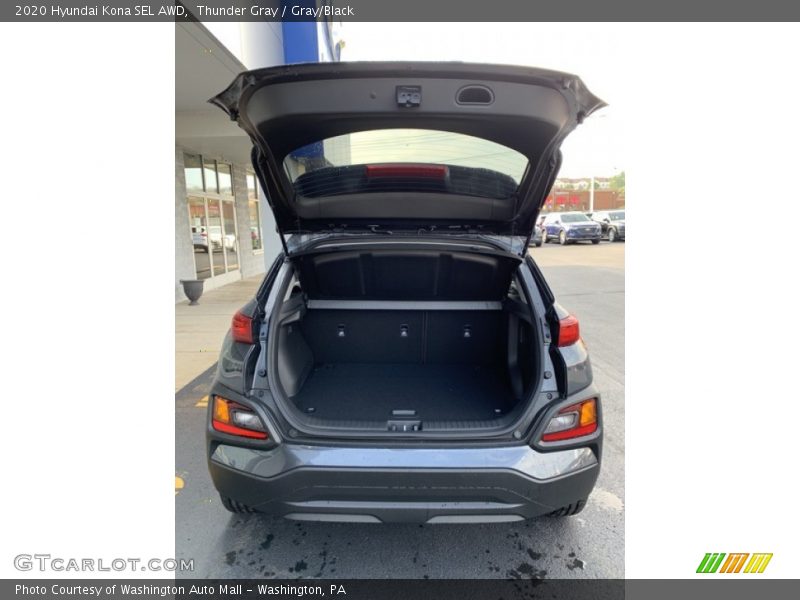 Thunder Gray / Gray/Black 2020 Hyundai Kona SEL AWD