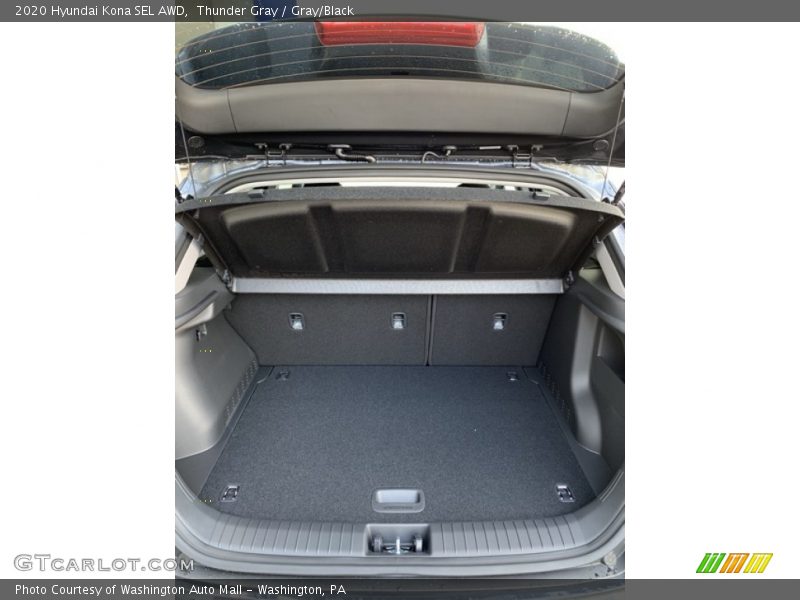 Thunder Gray / Gray/Black 2020 Hyundai Kona SEL AWD