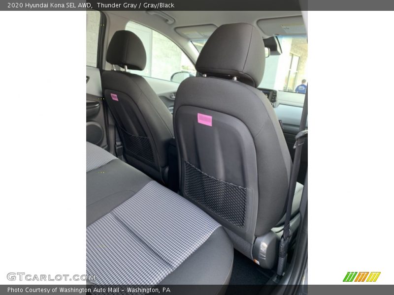 Thunder Gray / Gray/Black 2020 Hyundai Kona SEL AWD