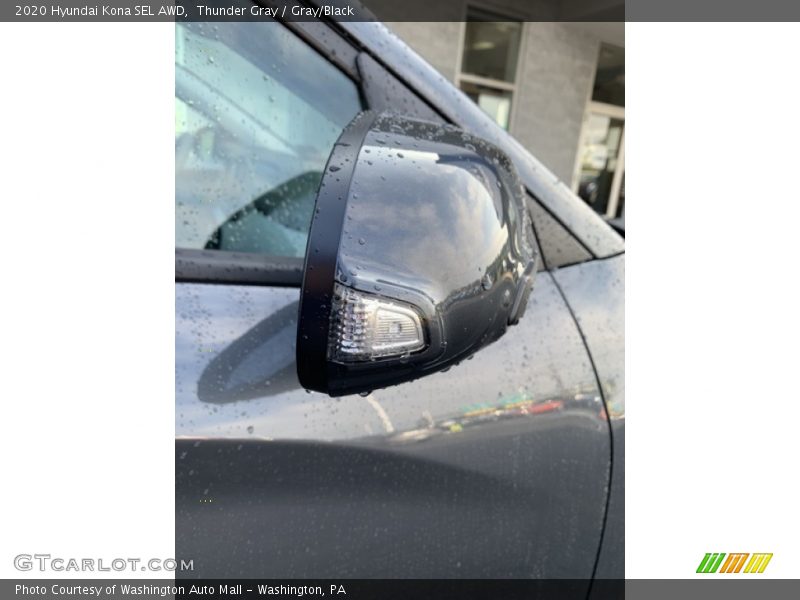 Thunder Gray / Gray/Black 2020 Hyundai Kona SEL AWD