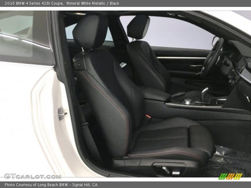Mineral White Metallic / Black 2016 BMW 4 Series 428i Coupe