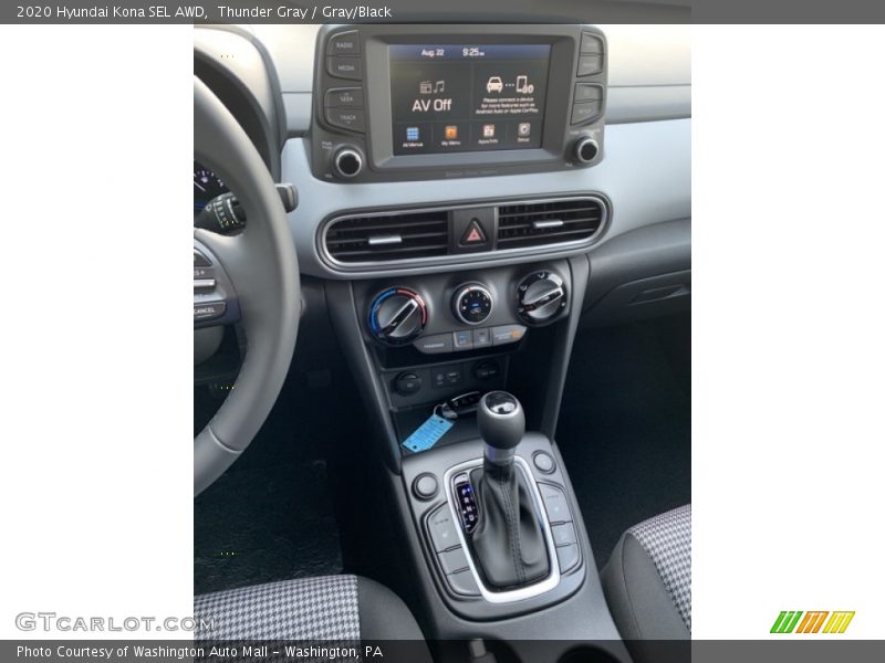 Thunder Gray / Gray/Black 2020 Hyundai Kona SEL AWD