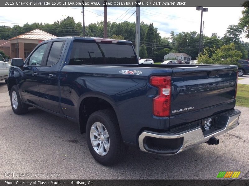 Deep Ocean Blue Metallic / Dark Ash/Jet Black 2019 Chevrolet Silverado 1500 LT Double Cab 4WD