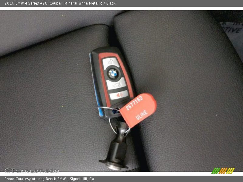 Mineral White Metallic / Black 2016 BMW 4 Series 428i Coupe