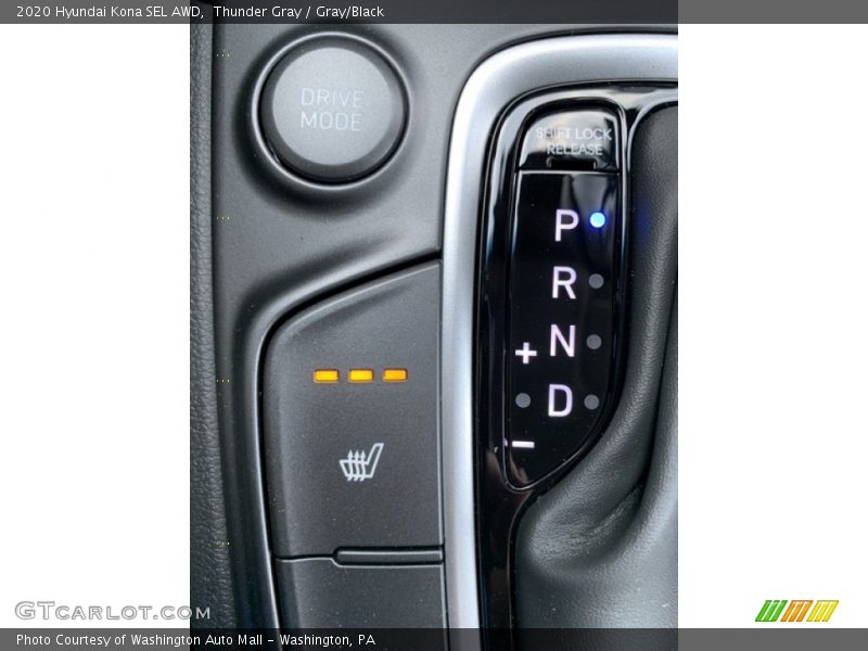Thunder Gray / Gray/Black 2020 Hyundai Kona SEL AWD