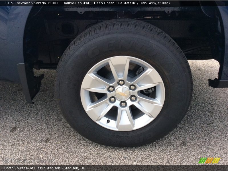 Deep Ocean Blue Metallic / Dark Ash/Jet Black 2019 Chevrolet Silverado 1500 LT Double Cab 4WD