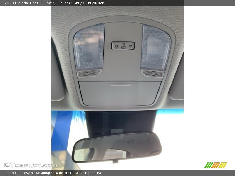 Thunder Gray / Gray/Black 2020 Hyundai Kona SEL AWD