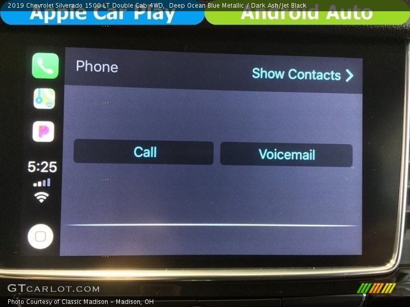 Deep Ocean Blue Metallic / Dark Ash/Jet Black 2019 Chevrolet Silverado 1500 LT Double Cab 4WD