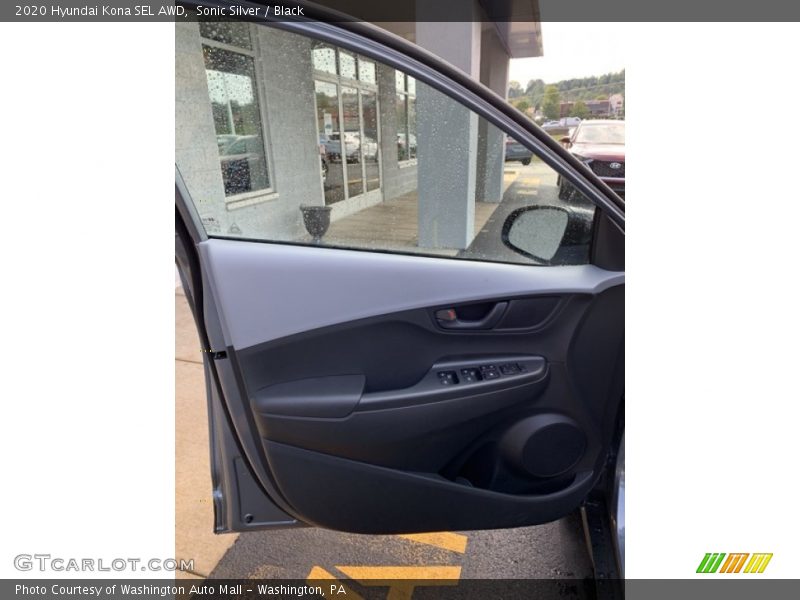 Sonic Silver / Black 2020 Hyundai Kona SEL AWD