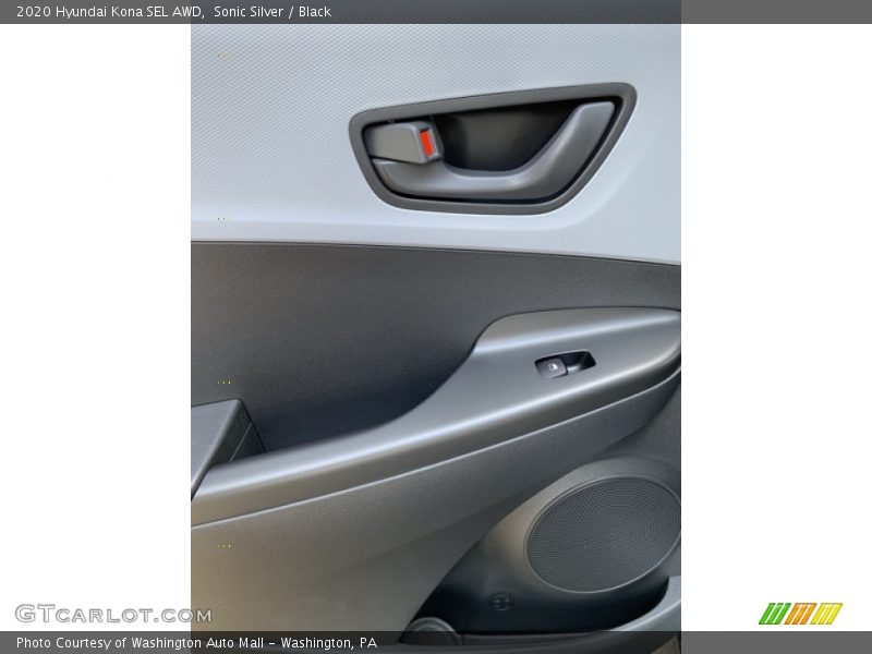 Sonic Silver / Black 2020 Hyundai Kona SEL AWD