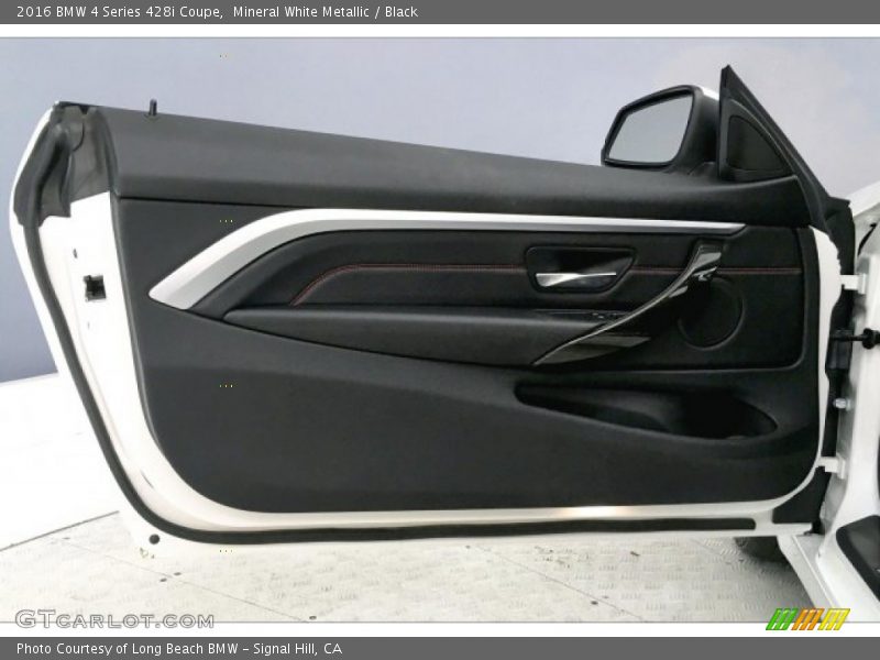 Mineral White Metallic / Black 2016 BMW 4 Series 428i Coupe