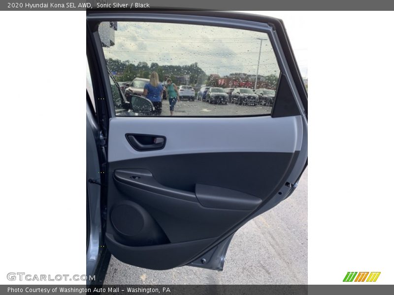 Sonic Silver / Black 2020 Hyundai Kona SEL AWD