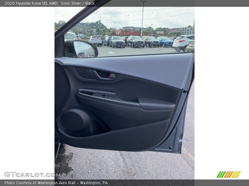 Sonic Silver / Black 2020 Hyundai Kona SEL AWD