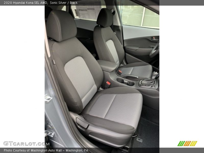Sonic Silver / Black 2020 Hyundai Kona SEL AWD