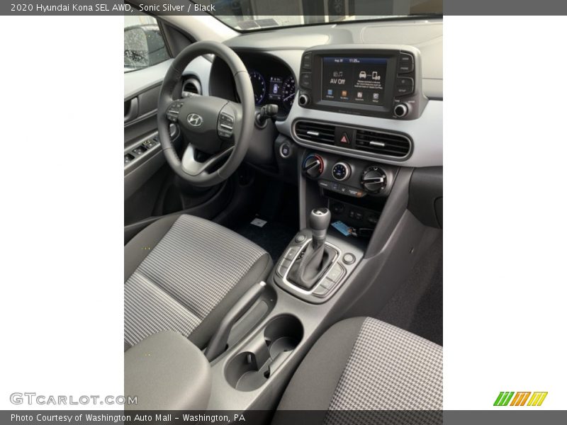 Sonic Silver / Black 2020 Hyundai Kona SEL AWD