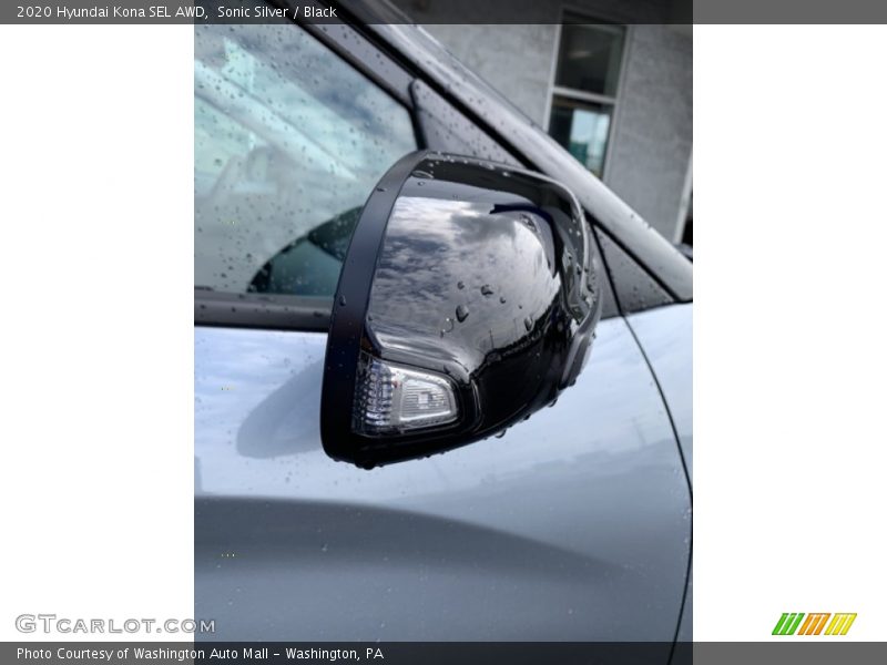 Sonic Silver / Black 2020 Hyundai Kona SEL AWD