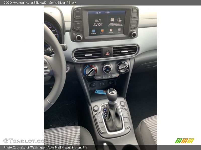 Sonic Silver / Black 2020 Hyundai Kona SEL AWD