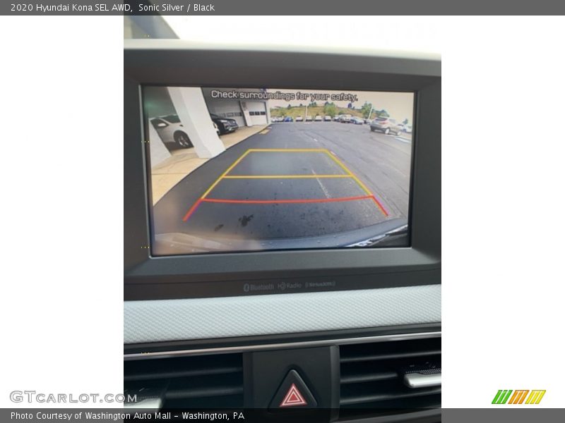Sonic Silver / Black 2020 Hyundai Kona SEL AWD