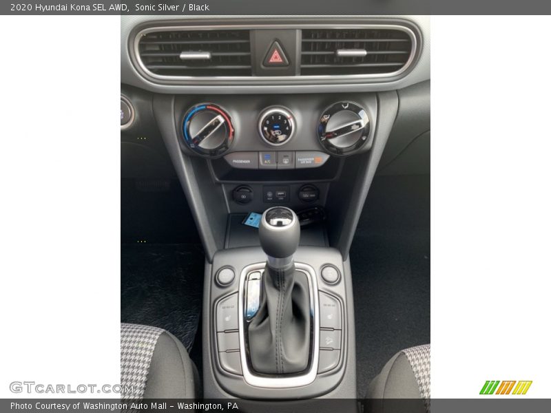 Sonic Silver / Black 2020 Hyundai Kona SEL AWD