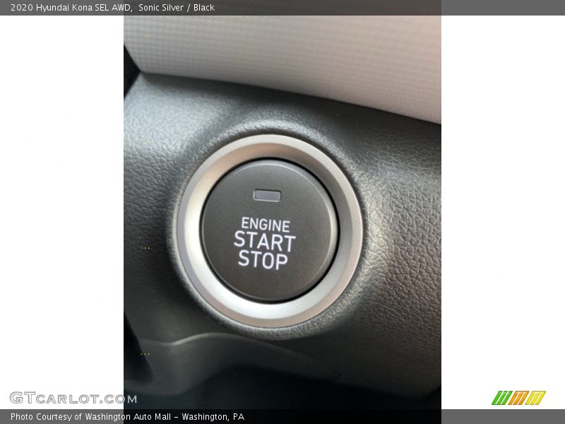 Sonic Silver / Black 2020 Hyundai Kona SEL AWD