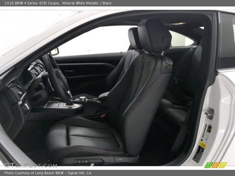 Mineral White Metallic / Black 2016 BMW 4 Series 428i Coupe