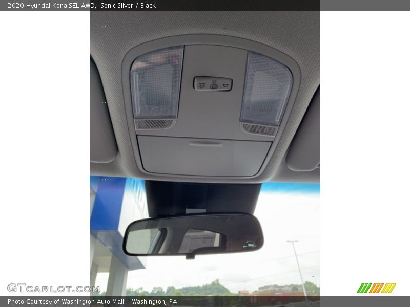 Sonic Silver / Black 2020 Hyundai Kona SEL AWD