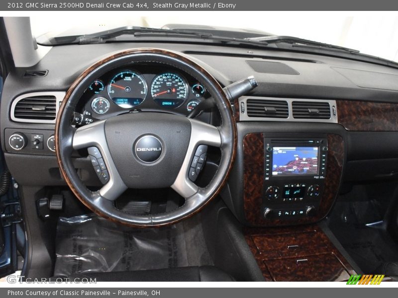 Stealth Gray Metallic / Ebony 2012 GMC Sierra 2500HD Denali Crew Cab 4x4