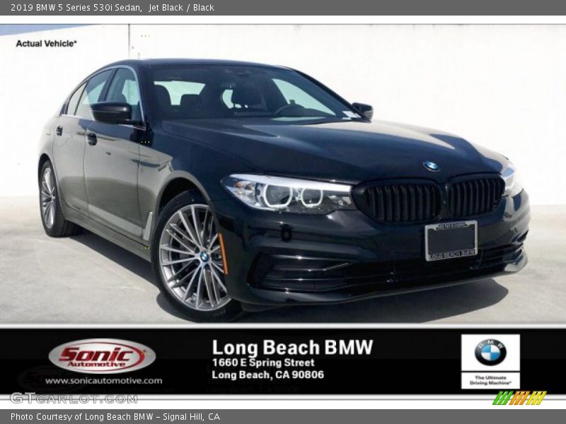 Jet Black / Black 2019 BMW 5 Series 530i Sedan