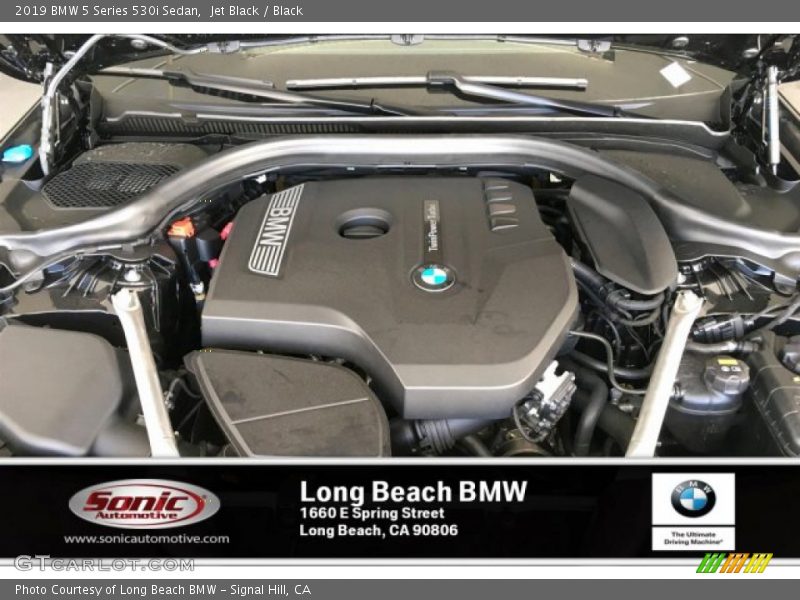 Jet Black / Black 2019 BMW 5 Series 530i Sedan